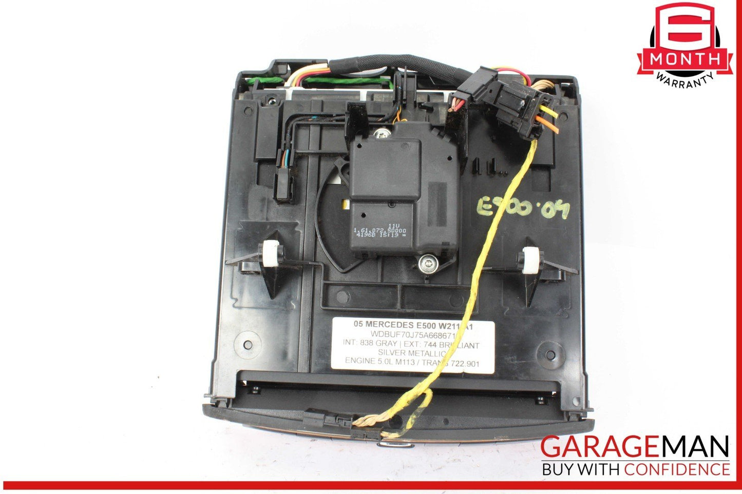 03-09 Mercedes W211 E500 CLS500 Hazard Switch Control Panel 2116800552 OEM
