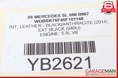 03-08 Mercedes R230 SL500 SL600 Door Keyless Go Antenna Module 2308200075 OEM