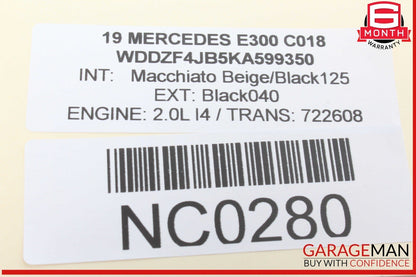 17-19 Mercedes W213 E300 Antenna Noise Supression Filter Module Unit 2138201489