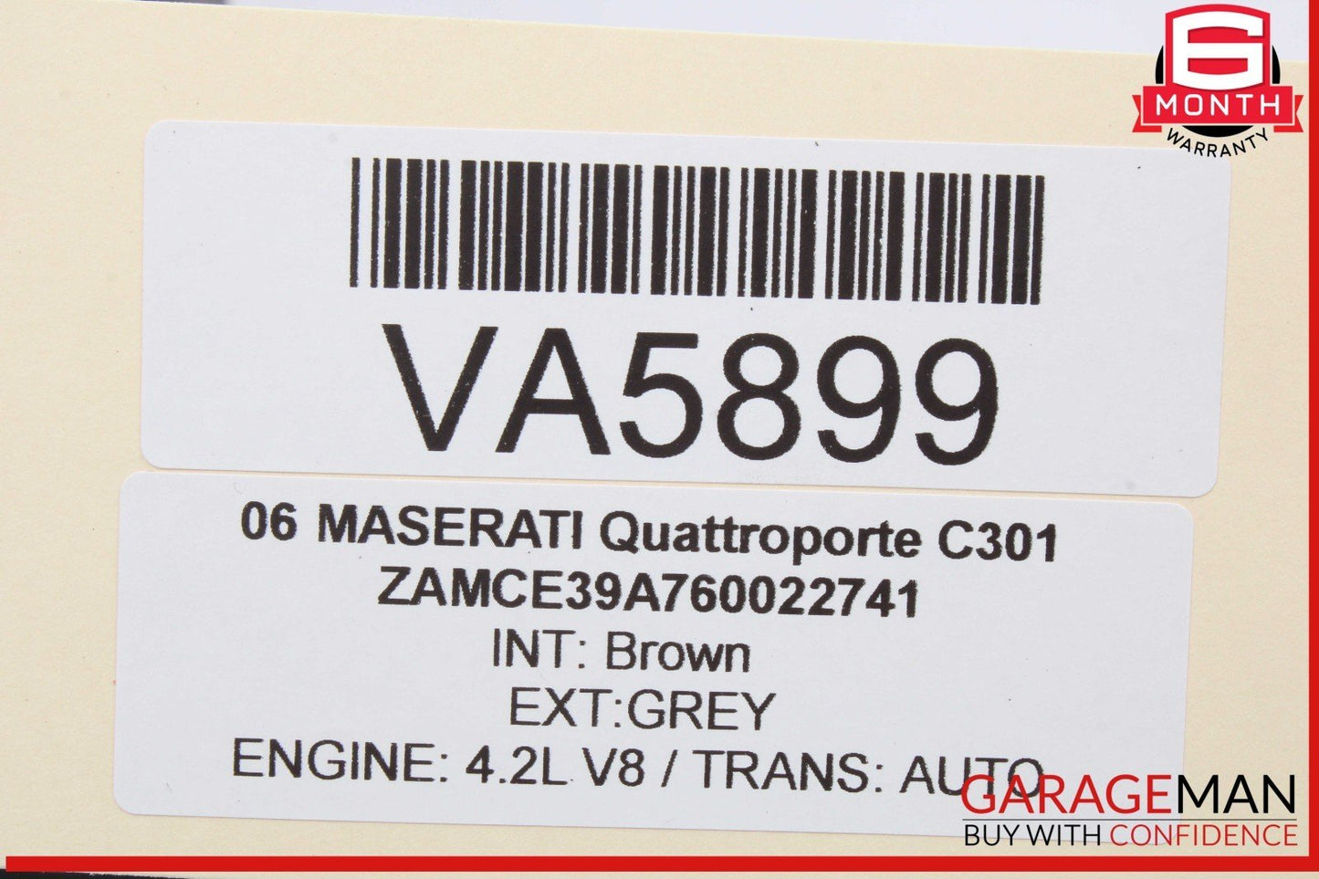 03-19 Maserati Quattroporte M139 EVAP Fuel Evaporator Box Charcoal Canister OEM