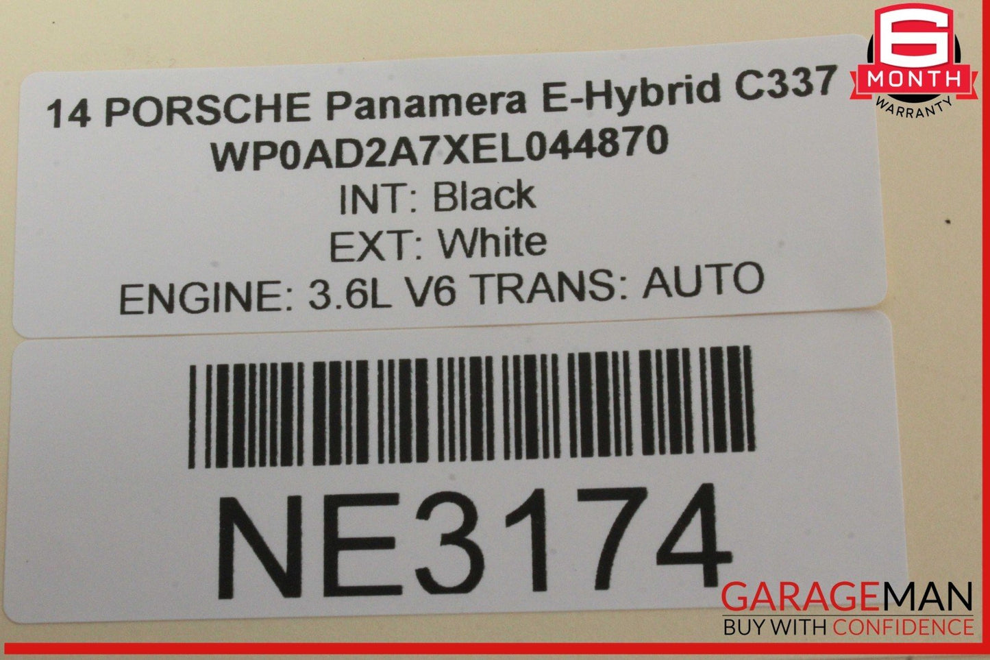 10-16 Porsche Panamera 970 E-Hybrid Flat Tire Tyre Sealant Gel Canister OEM