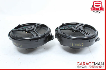 08-11 Mercedes W204 C300 C350 Rear Right & Left Side Door Sound Speakers Set OEM