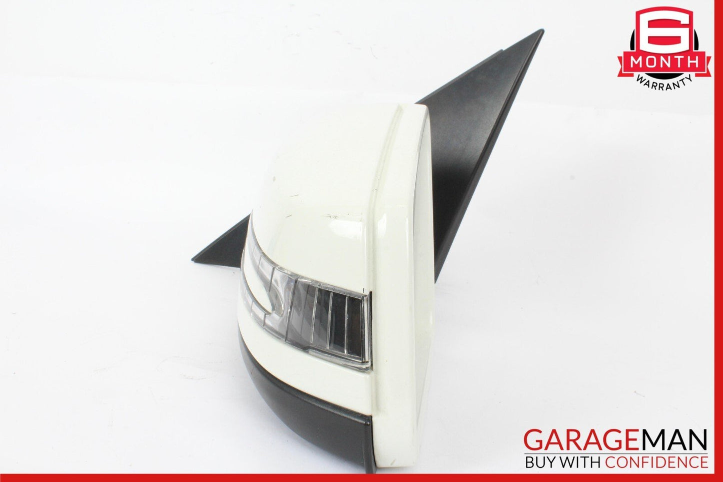10-11 Mercedes W204 C300 4MATIC Front Left Side Rear View Door Mirror White OEM