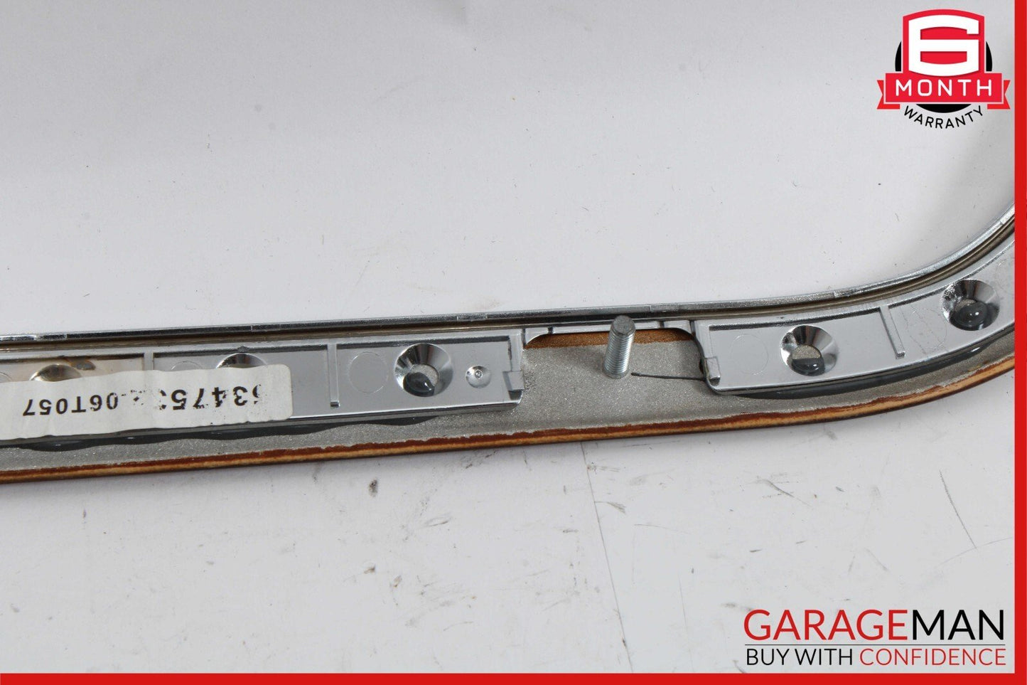 03-06 Mercedes W220 S430 S55 AMG Rear Right Side Door Trim Bezel Wood OEM