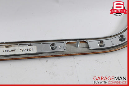 03-06 Mercedes W220 S430 S55 AMG Rear Right Side Door Trim Bezel Wood OEM