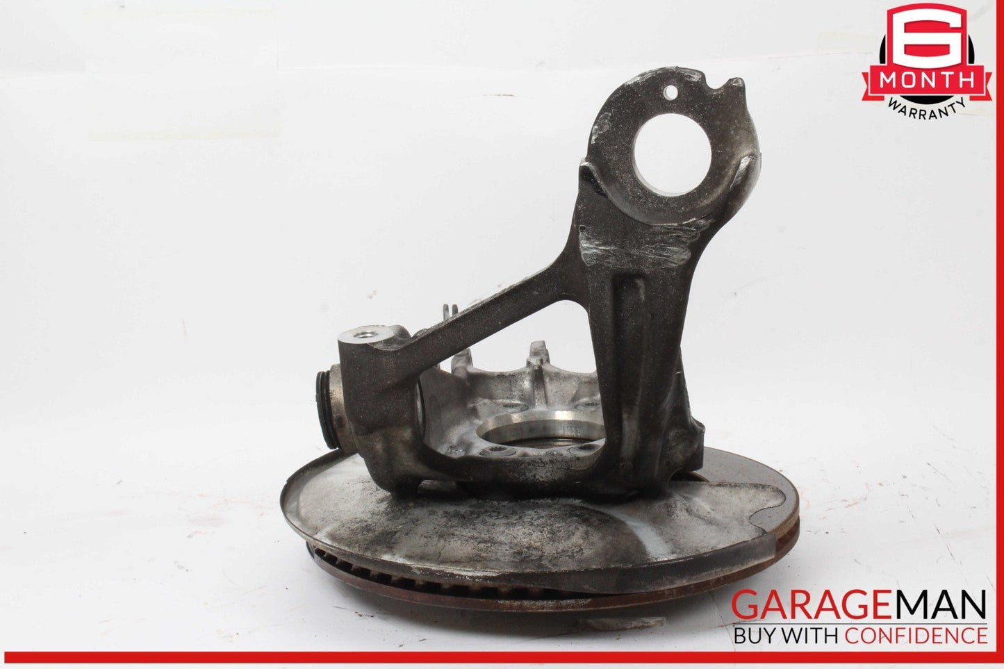 12-18 Audi A7 Rear Left Driver Side Spindle Knuckle Wheel Hub w/ Rotor Disc