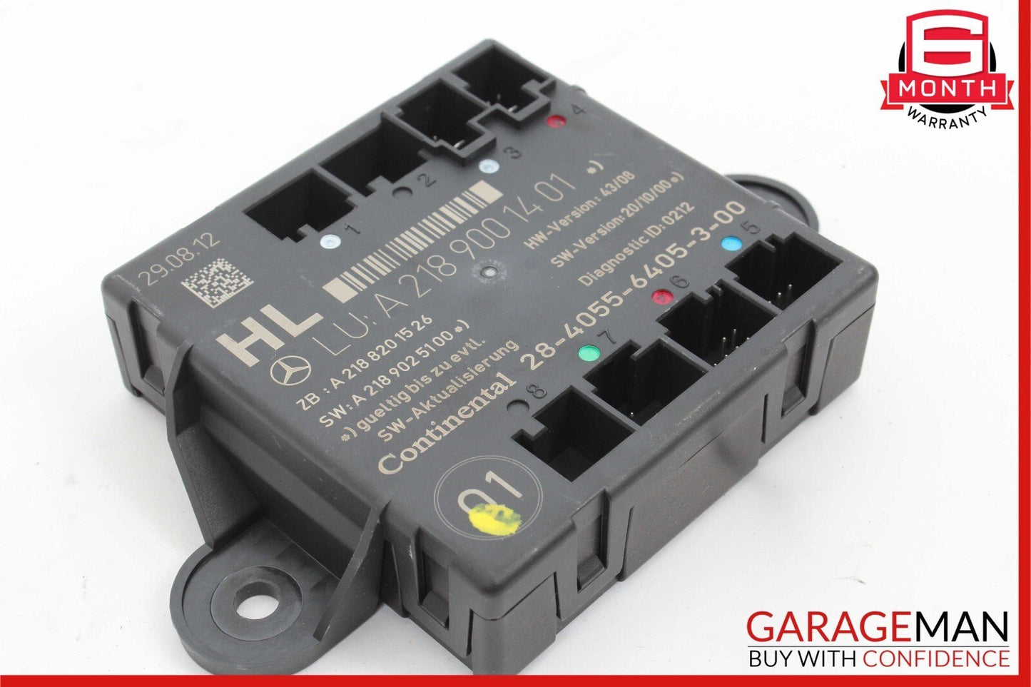 08-15 Mercedes W204 C250 Rear Left Driver Side Door Control Module Q1 OEM