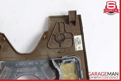 10-13 Mercedes W212 E350 E400 E550 Center Console Switch Trim Cover Bezel Wood