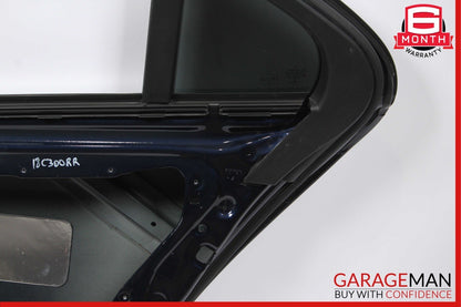 15-18 Mercedes W205 C300 Rear Right Passenger Side Exterior Door Shell Blue OEM