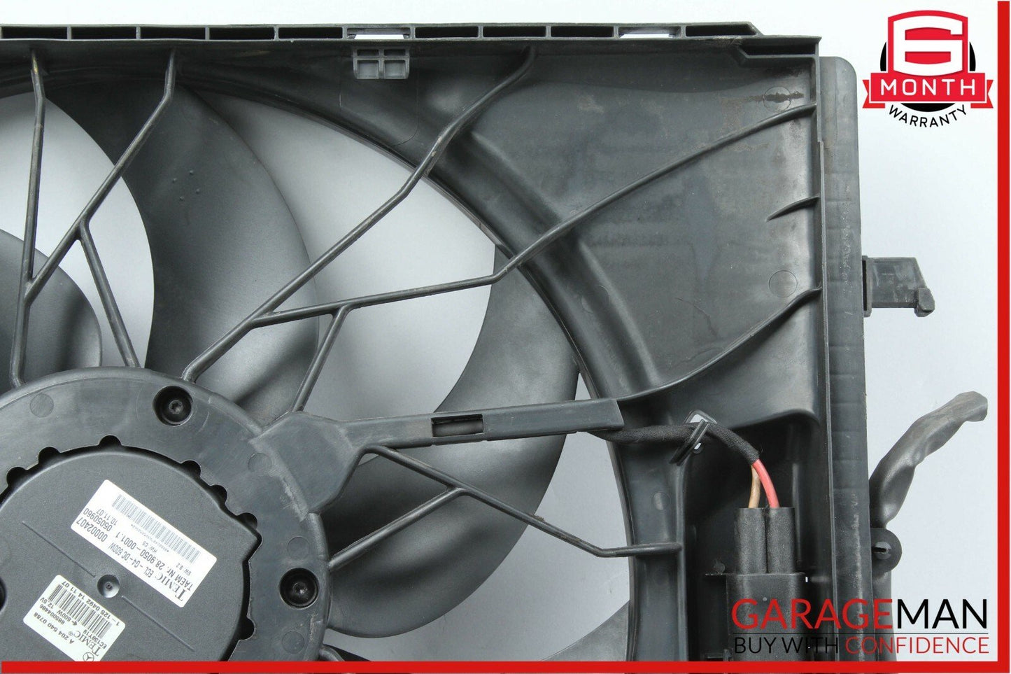 08-11 Mercedes W204 C300 C350 Engine Radiator Cooling Fan Motor Assembly OEM