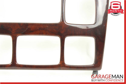 00-06 Mercedes W220 S600 S55 AMG Center Console Wood Trim OEM