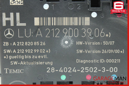 08-14 Mercedes W204 C250 C300 Rear Left Side Door Control Module Unit