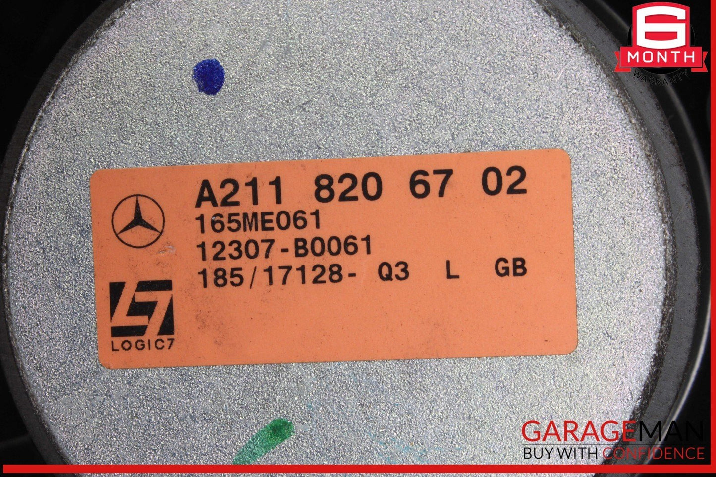 07-09 Mercedes W211 E350 Rear Right / Left Side Door Audio Sound Speakers OEM