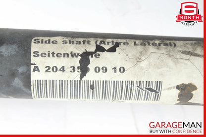08-14 Mercedes W204 C300 C350 Rear Left / Right Side Drive Axle Shaft CV Shaft