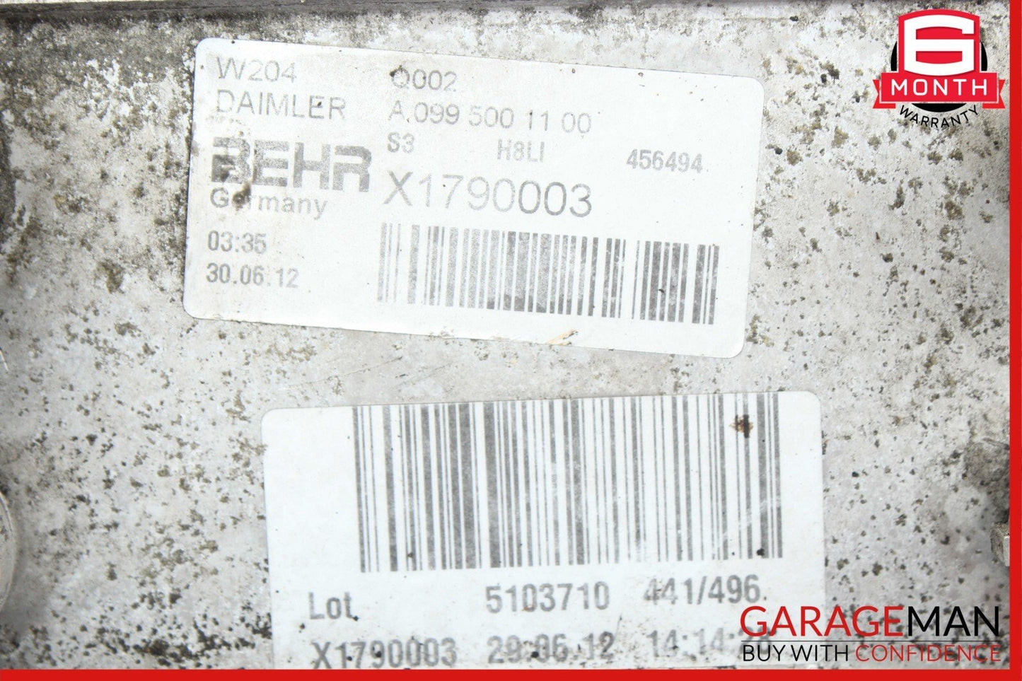 12-16 Mercedes R172 SLK250 SLK350 C250 Transmission Oil Cooler Radiator OEM