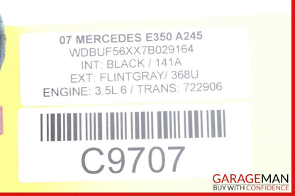 03-09 Mercedes W211 E350 Front Left Driver Side Tweeter Speaker Cover Black OEM