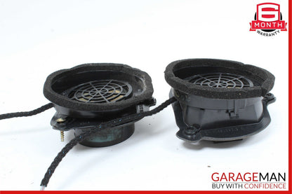 96-03 Mercedes W210 E320 Rear Right & Left Side Door Sound Speakers Set OEM