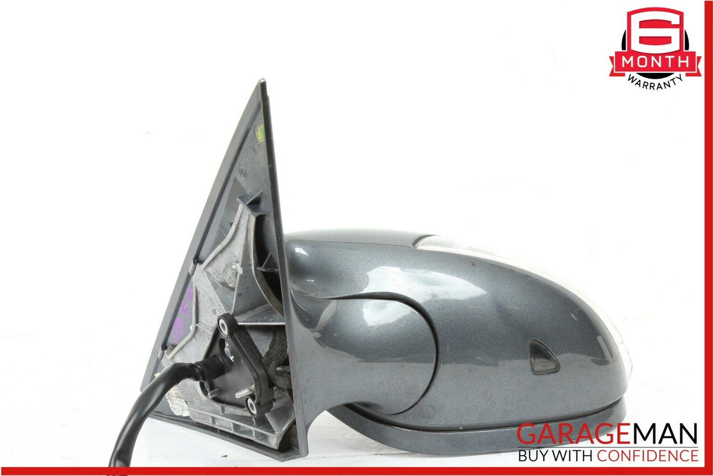 07-09 Mercedes W221 S550 Front Left Side Mirror Door Rear View Flintgray