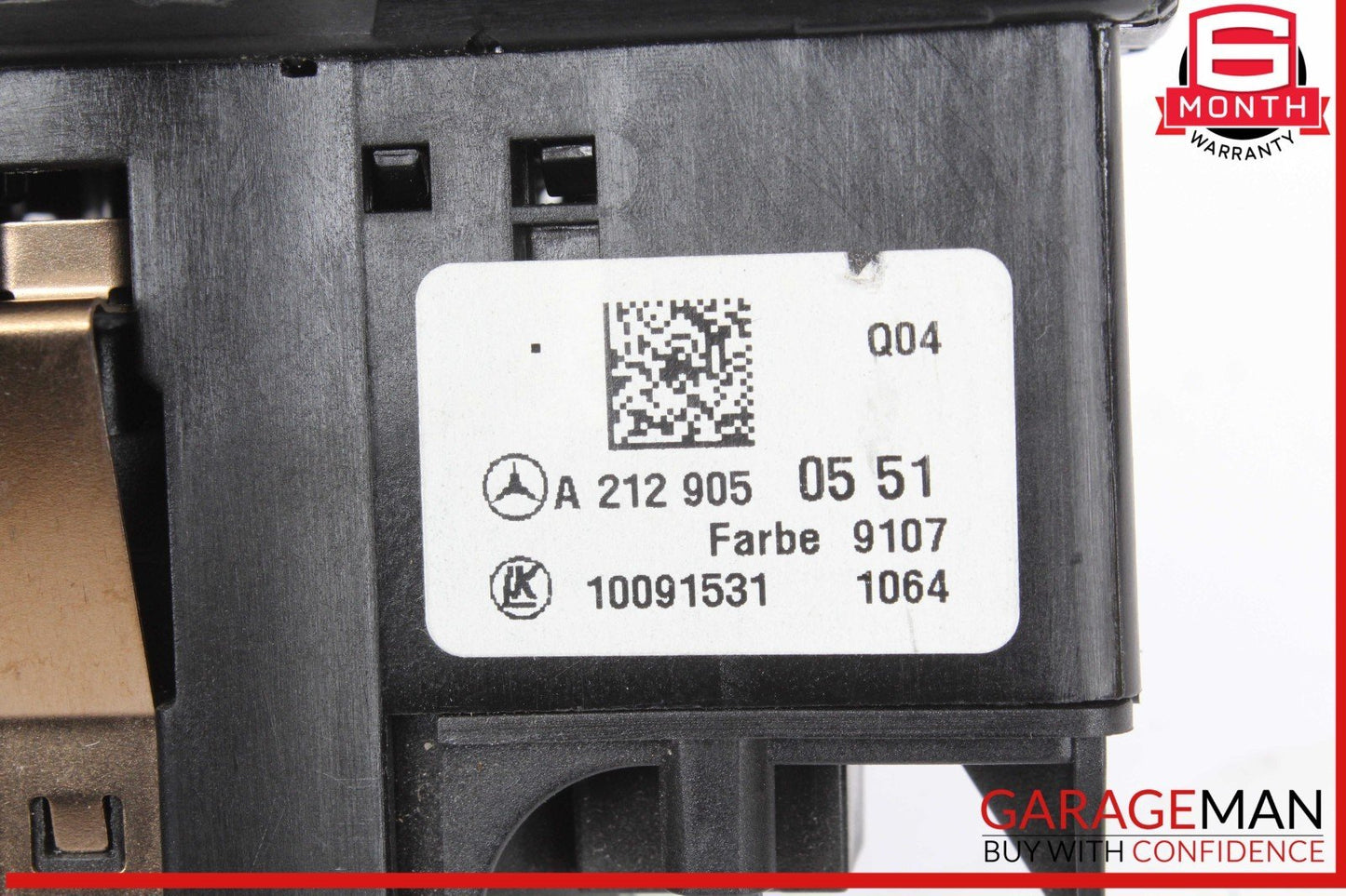 08-20 Mercedes W212 E350 Headlight Fog Light Switch Control Module OEM