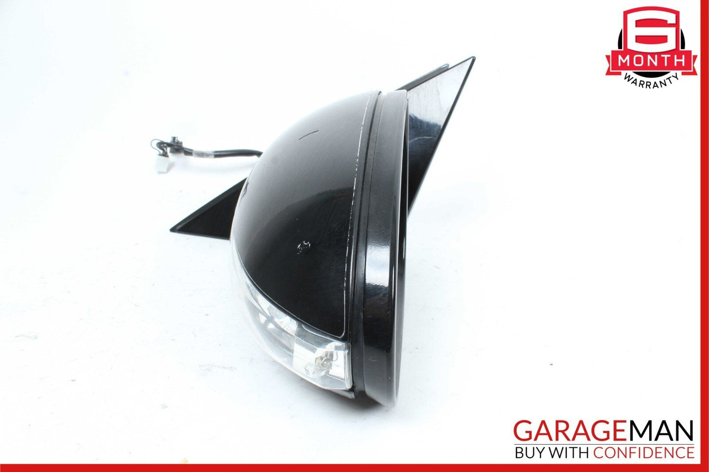 07-09 Mercedes W221 S550 S600 Front Left Side Mirror Door Rear View Black OEM