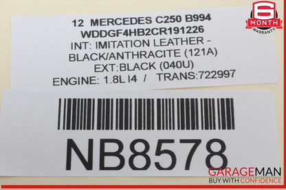 10-15 Mercedes W204 C250 Keyless Go Entry Control Module 1729007900 OEM