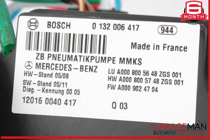 07-20 Mercedes W218 CLS550 E350 CL550 Dynamic Seat Vacuum Pump 0008005648 OEM