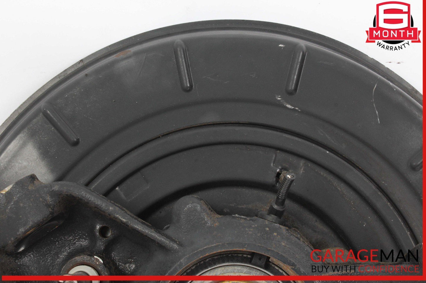 06-12 Mercedes W164 ML350 Rear Left Driver Side Spindle Knuckle w/ Rotor Disc