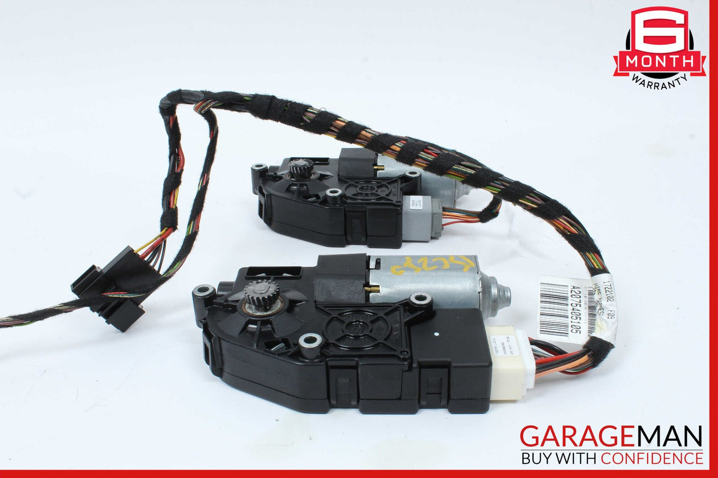 10-17 Mercedes C250 E350 Sunroof Sliding Roof & Sun Shade Roller Blind Motor Set