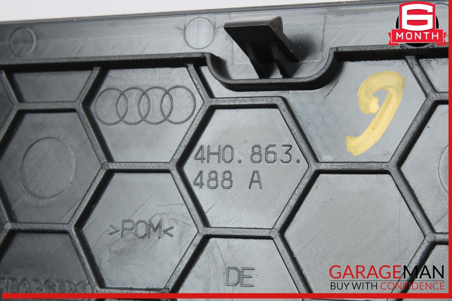 11-18 Audi A8 Rear Right Passenger Side Molding Deck Speaker Trim OEM