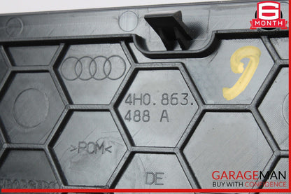 11-18 Audi A8 Rear Right Passenger Side Molding Deck Speaker Trim OEM