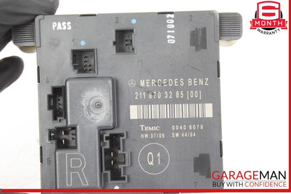 03-09 Mercedes W211 E350 E550 Rear Right Side Door Control Module Unit OEM