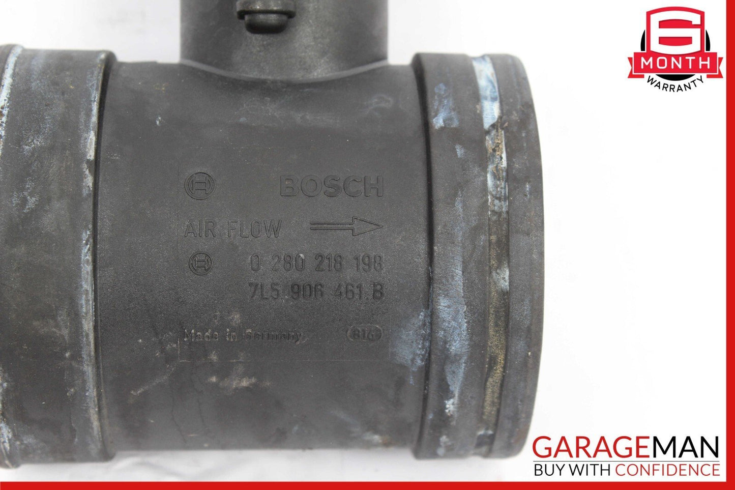 03-10 Porsche Cayenne S 955 957 Front Side Mass Air Flow Sensor Bosch OEM