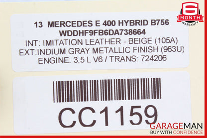 08-20 Mercedes W212 E400 GLK350 Headlight Fog Light Switch Control Module OEM
