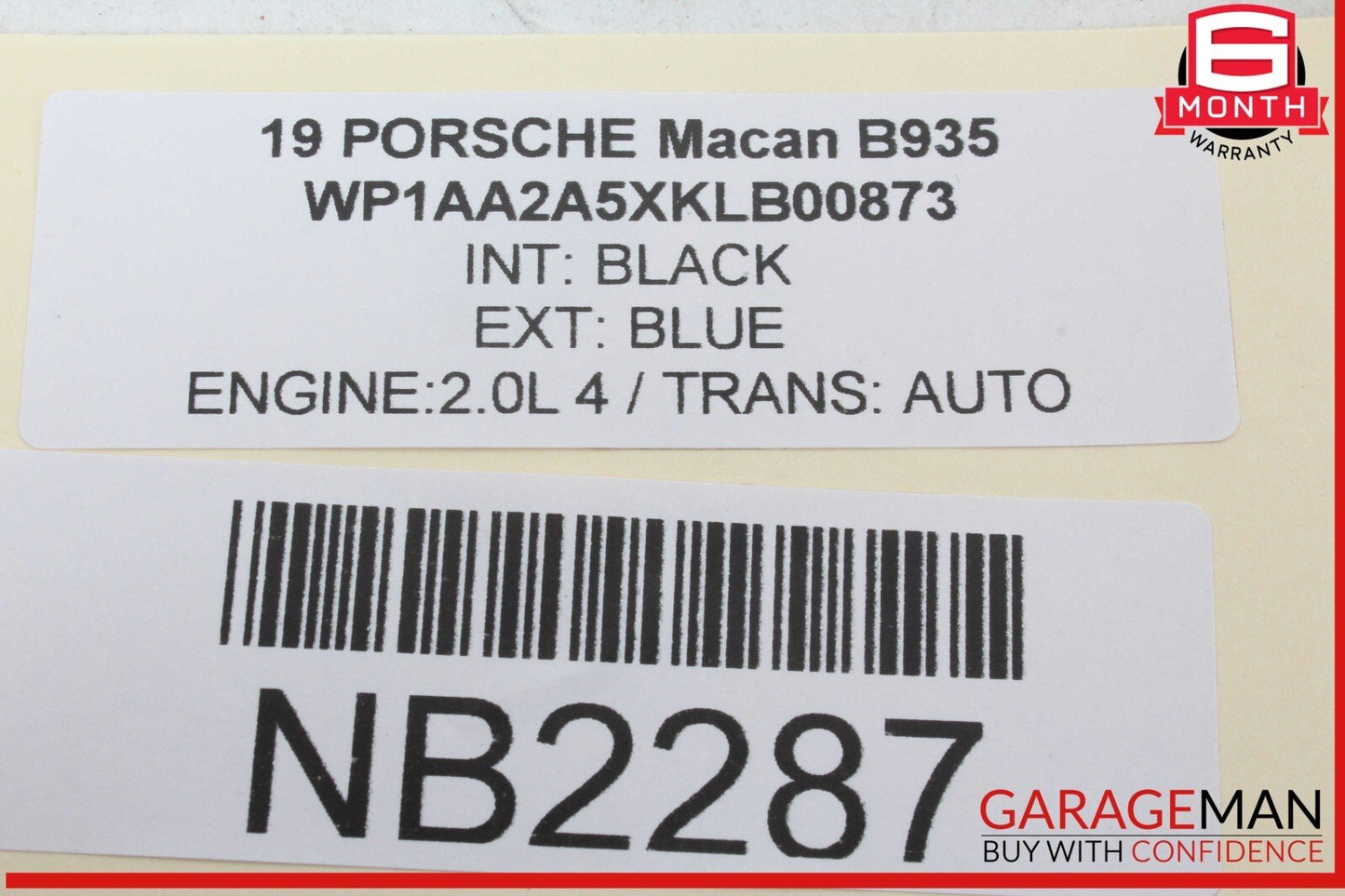 15-24 Porsche Macan Rear Left Side Door Control Module 4H0959795P OEM