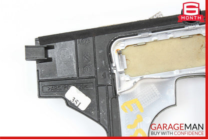 10-13 Mercedes W212 E350 E550 E250 Center Console Switch Trim Cover Bezel Wood