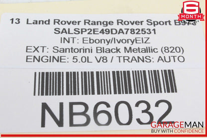 10-13 Land Rover Range Rover Sport Brake Stop Pedal 5H222455 OEM