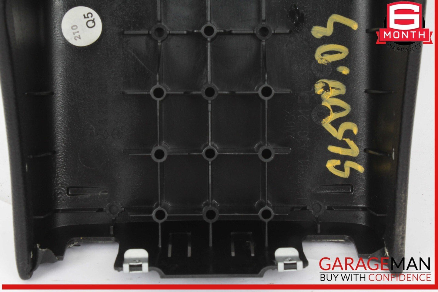03-06 Mercedes R230 SL500 SL55 AMG Center Console Rear Lid Cover Panel Black OEM