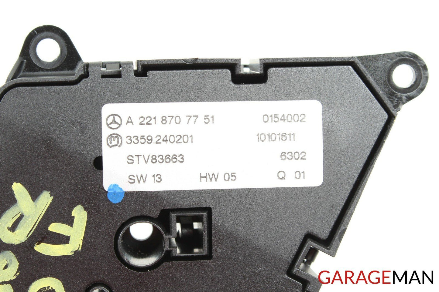 07-13 MERCEDES W221 S550 FRONT RIGHT PASSENGER SEAT SWITCH CONTROL MODULE OEM