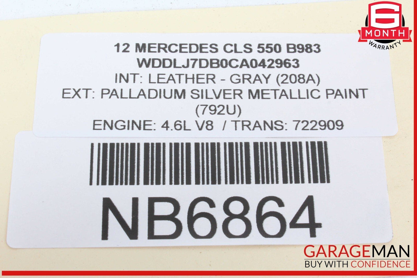 12-18 Mercedes W218 CLS550 CLS400 Front Right Side Door Lock Latch Actuator OEM