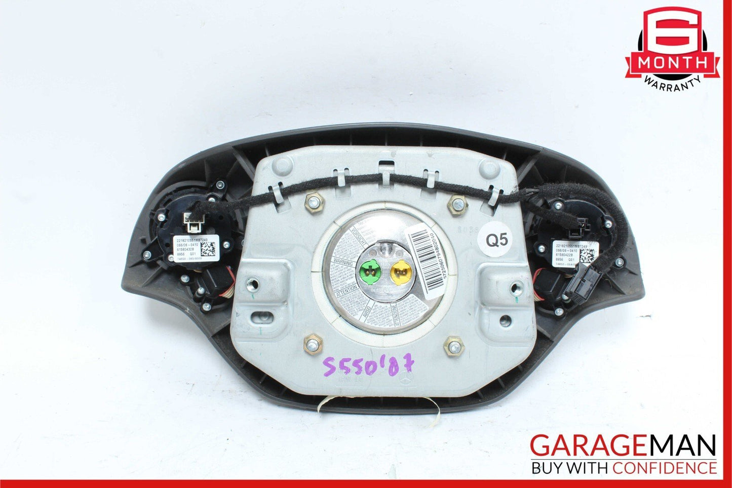 07-10 Mercedes  S450 S550 CL600 CL550 Steering Wheel Airbag Air Bag Black