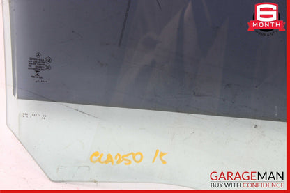 14-19 Mercedes W117 CLA250 Rear Left Driver Side Door Window Auto Glass Panel