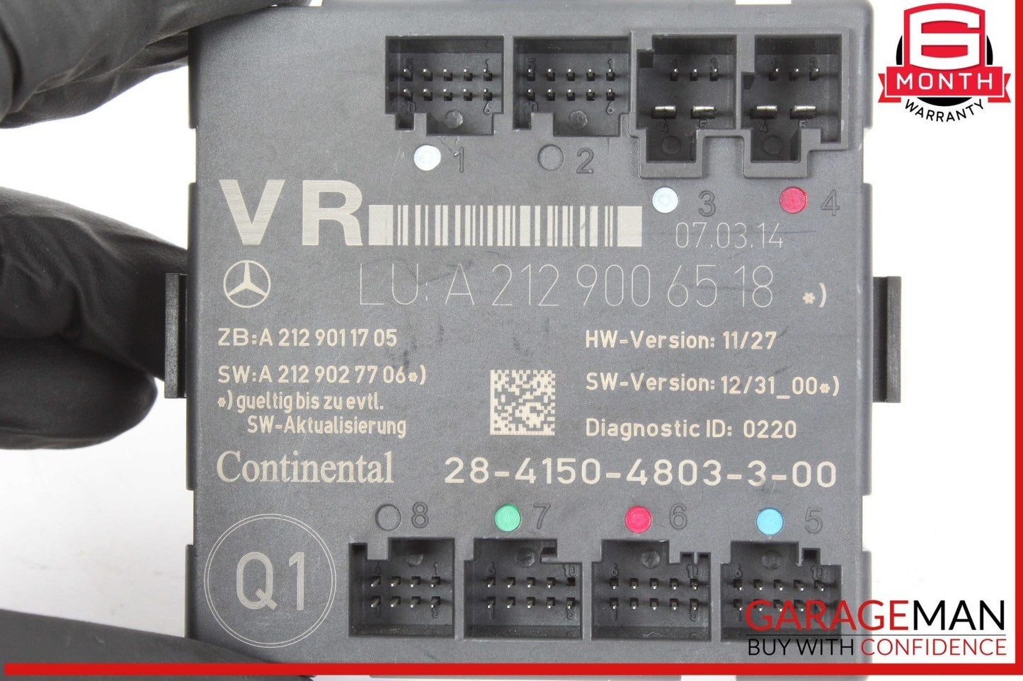 08-18 Mercedes W204 C250 CGI Front Right Side Door Control Module OEM