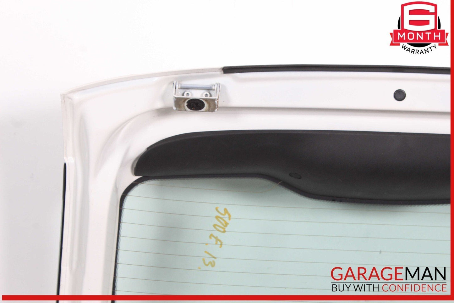 12-17 Fiat 500 Rear Trunk Lid Tailgate Liftgate Shell White OEM
