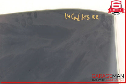 13-18 Cadillac ATS Rear Right Passenger Side Door Window Glass OEM