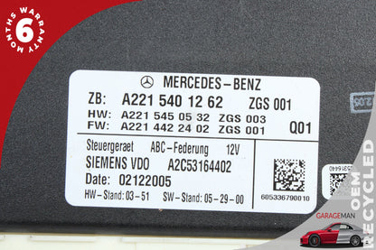 2007-2014 Mercedes W221 S550 Active Body Control ABC Suspension Control Module