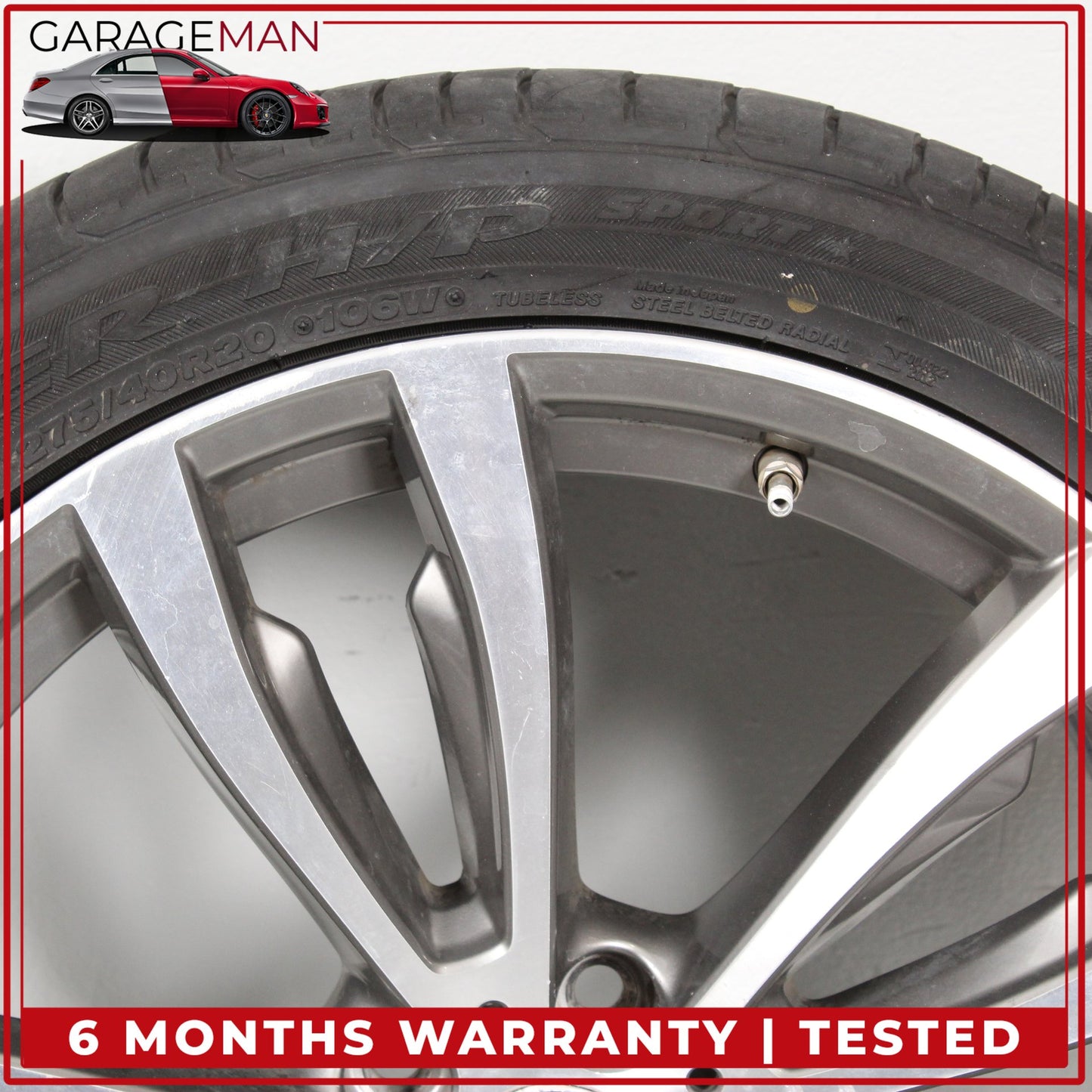 2014-2019 BMW X5 X6 Front Wheel Rim w/ Bridgestone Tire 10JX20H2ET40 7846790 OEM