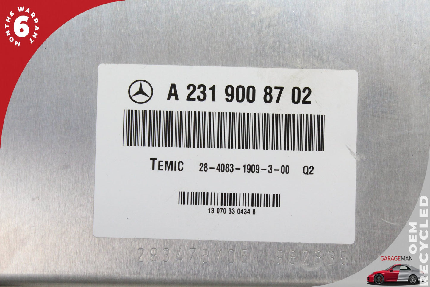 13-14 Mercedes-Benz SL500 R231 Convertible ESP Electronic Stability Control Module 2319008702
