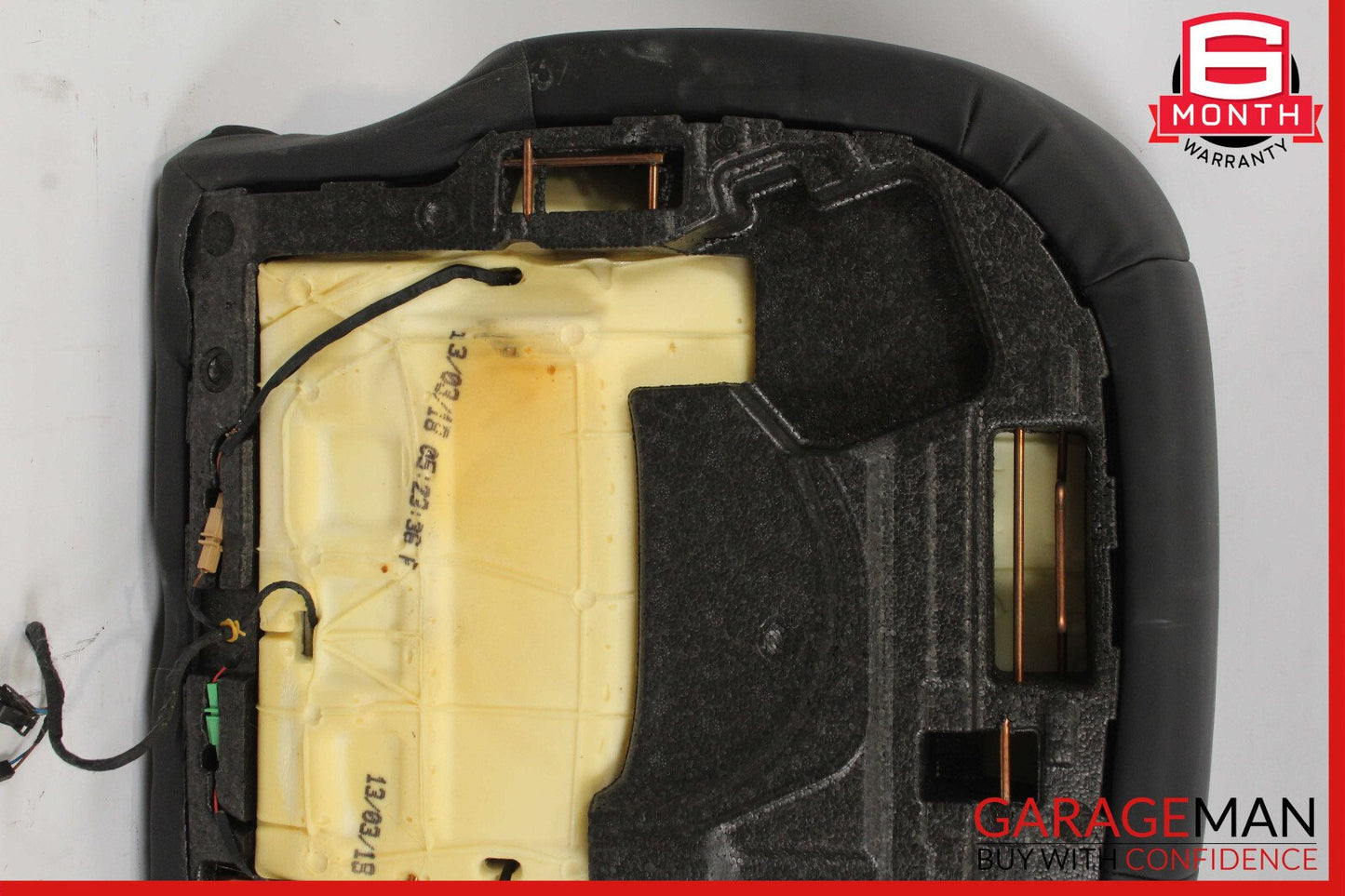 15-18 Porsche Macan S Rear Lower Bottom Seat Cushion Black OEM