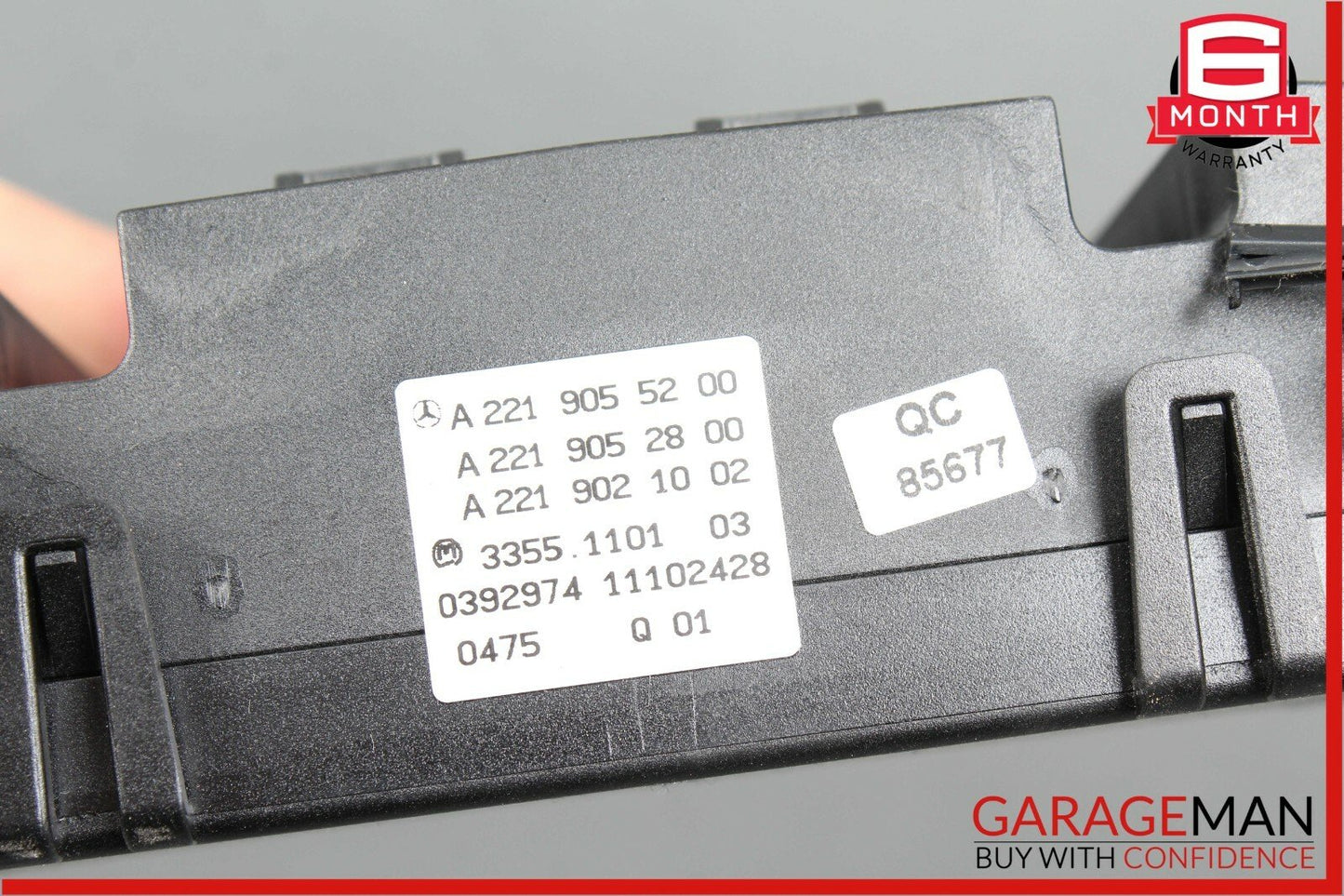 07-13 Mercedes W221 S400 CL550 A/C AC Heater Climate Switch Control Module OEM
