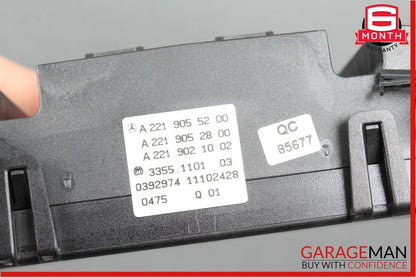 07-13 Mercedes W221 S400 CL550 A/C AC Heater Climate Switch Control Module OEM
